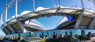 加拿大温哥华BC Place体育场可开合屋顶与现代化设计